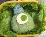モンスターズインク☆マイク☆キャラ弁作り方3写真