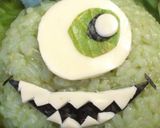 モンスターズインク☆マイク☆キャラ弁作り方4写真