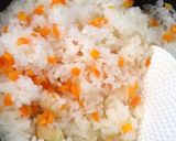 ふんわりにんにくの彩り炊き込みご飯作り方3写真