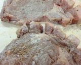 豚ロースの厚切り見つけたらトンテキ！作り方3写真