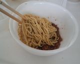和えるだけ～バター醤油の納豆やきそば作り方5写真