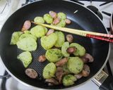 止められない！のり塩ポテト＋ウインナー♪作り方3写真