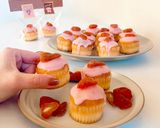 板チョコ1枚で16個！いちごのミニケーキ作り方6写真