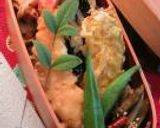 かき揚げ丼のお弁当　●for女子高生作り方6写真
