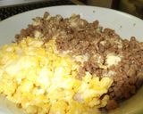 スペイン風牛そぼろ丼アイオリソースがけ作り方8写真