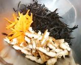 ひじきとささみのサラダ☆ごまマヨネーズ作り方3写真