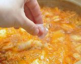 韓国料理ーぐつ流豚肉のキムチチゲ作り方2写真