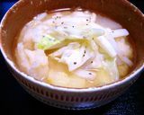 簡単！お好み野菜で　バター味噌　すいとん作り方7写真