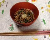 そうめんつゆ 〜シソ納豆あえ〜作り方2写真