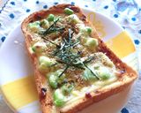 もろみ味噌と枝豆のトースト作り方5写真