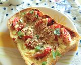 もろみ味噌とトマトのラー油風味トースト作り方5写真