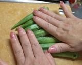 ＊スネ肉とオクラのトマトスパイス煮込み＊作り方3写真