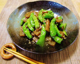 旨っ！シシトウとコンニャクの甘辛炒め♪作り方7写真