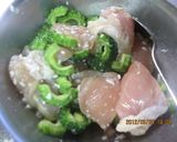 鶏胸肉とゴーヤの塩麹焼き★作り方1写真