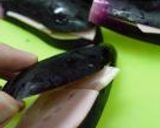 子供にも大人気☆ナスのハムはさみ揚げ作り方2写真
