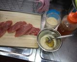 卵トロリー甘柔らか蜂蜜塩麹豚ヒレカツ丼作り方1写真