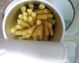 じゃがりこカラのポテトサラダ★作り方1写真
