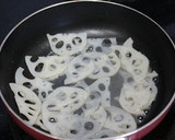 蓮根の白だし炒め煮、ゆかりまぶし。作り方2写真