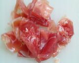 簡単おつまみ　生ハムのムース作り方1写真