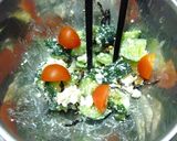 胡瓜とトマトのカッテージ・塩昆布和え作り方7写真