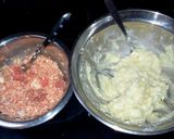 じゃが蒸しキンチャク♪明太チーズ作り方1写真