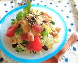 千切りキャベツの　具だくさん塩昆布サラダ作り方9写真