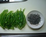 簡単すぎ☆苦くないピーマンの塩昆布炒め作り方1写真