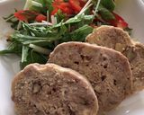 レンジで簡単♪鶏ひき肉の味噌ミートローフ作り方7写真