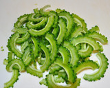 昆布の旨味☆ゴーヤのごまマヨ和え♫作り方1写真