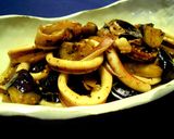イカと茄子の豆鼓醤炒め作り方5写真