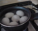 半熟煮卵で丼おにぎりを作ろう！作り方1写真