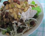 豚しゃぶとお豆の豆乳胡麻だれサラダ作り方5写真