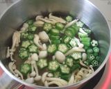 優しい味わい♪オクラの塩昆布ミルクスープ作り方1写真