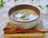 優しい味わい♪オクラの塩昆布ミルクスープ作り方4写真