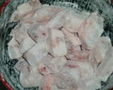 豚つる肉（首の部分の肉）を使った酢豚作り方4写真