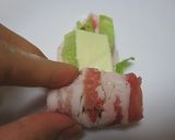 ポン酢で（´∀｀レタスとチーズの豚バラ巻作り方4写真