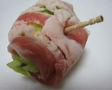 ポン酢で（´∀｀レタスとチーズの豚バラ巻作り方5写真
