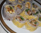 子供も大好き♪十六穀ごはんで鶏カラ巻き♪作り方8写真