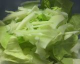ベーコンとキャベツの和風パスタ作り方1写真
