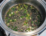 即席！ネギとのりと塩こんぶのスープ作り方2写真