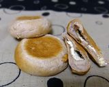 くるみとクリームチーズの平焼きパン♪作り方10写真