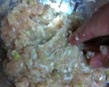 混ぜて焼くだけ♪簡単つくねハンバーグ☆作り方3写真