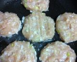 混ぜて焼くだけ♪簡単つくねハンバーグ☆作り方4写真