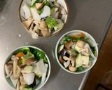 肉無チクワ洋風クリーミーキムチ味野菜炒め作り方11写真