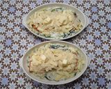 信州産ほうれん草と鮭♪クリーミィ贅沢グラタン🧀✨作り方11写真