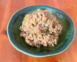 ♡お昼ご飯♡豚ひき肉とゴーヤのそぼろ丼♡作り方1写真
