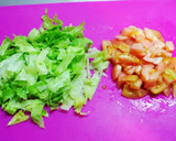 旨い！ひき肉とトマトのチーズのっけ丼☆作り方1写真