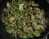豚肉と切り干し大根・なすの塩炒め作り方9写真