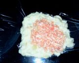 じゃが蒸しキンチャク♪明太チーズ作り方2写真