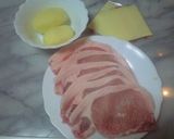 ボリュームUp　カレー風味じゃがトン作り方1写真